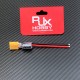 RJX 2pcs XT60 Male Plug Connector Pigtail Power Cord with 35V 470UF Capacitor 14AWG Silicone Wire 10cm for RC FPV Drone