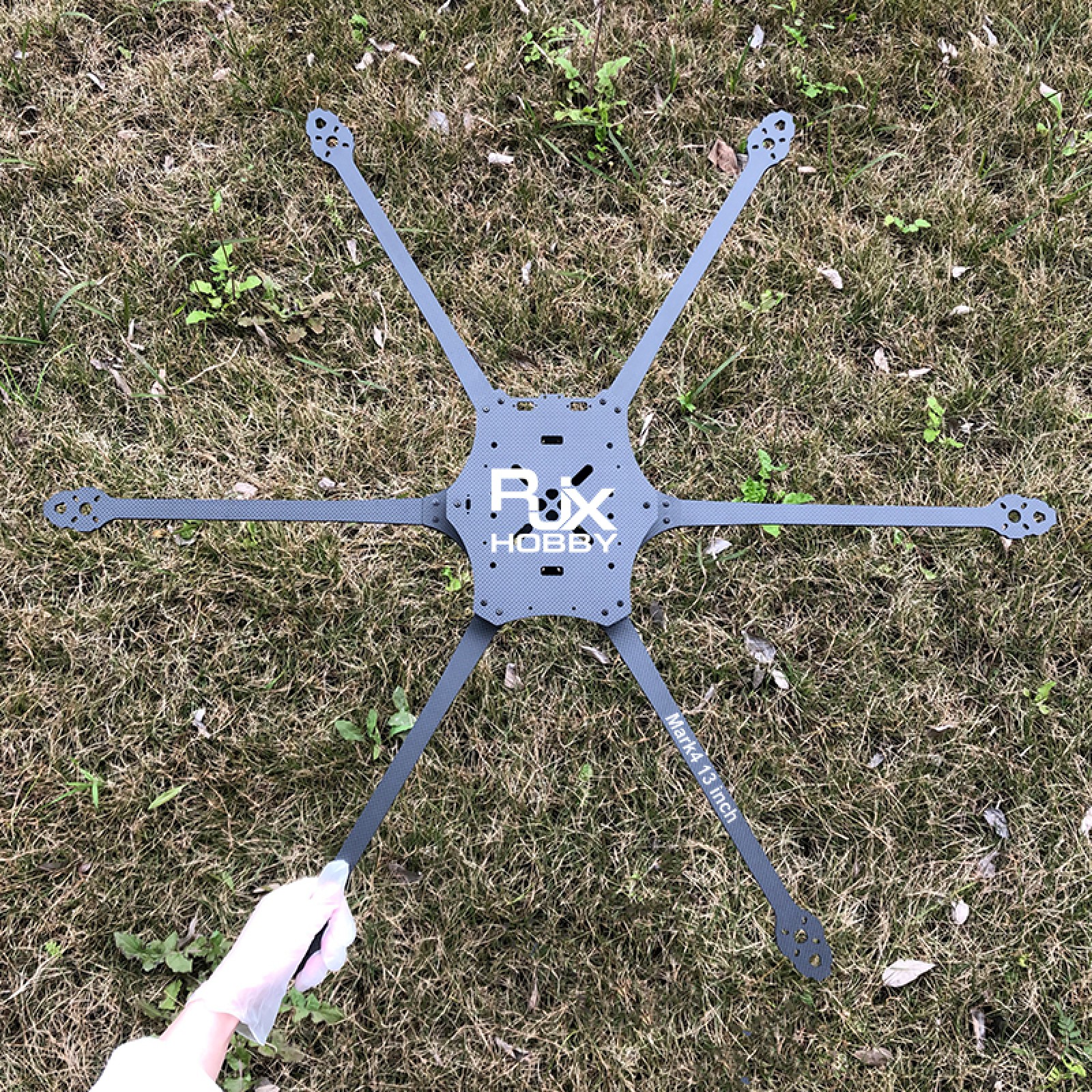 RJX Mark4 13 inch 6 Arms Carbon Fiber Frame Kit For RC FPV Racing Drone