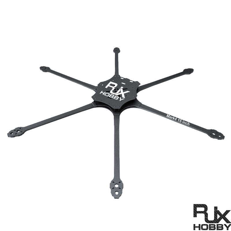 RJX Mark4 15 inch 6 Arms Carbon Fiber Frame Kit For RC FPV Racing Drone