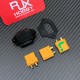 RJX XT90 Male Female Power Connector Fixed Bracket Waterproof T-shaped Plug Socket Spring Cover XT90-S Terminal Brackets Screw Fix