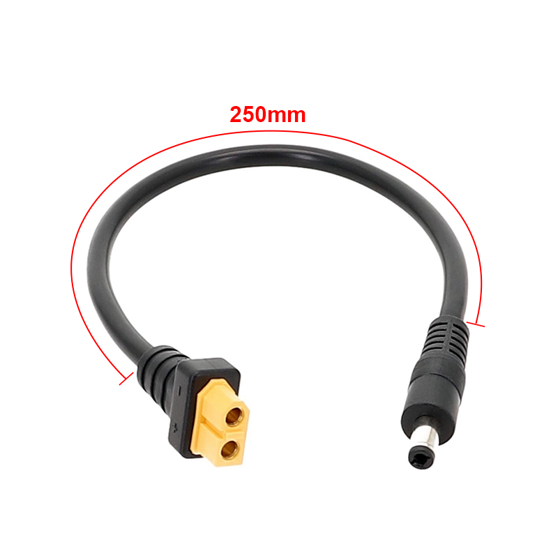 RJX 1pcs XT60 Male Female Connector to DC5525 Male Female Power Cable 