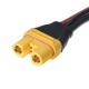 RJX 1pcs QS9L Male to AS150U Female Connector for RC Plant Agriculture UAV Lipo Battery Balance Charger Adapter Cable