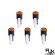 RJX 5pcs Amass LCA40D Male Female DC Plug High Current Single PIN Riveted Crimping Connector