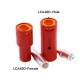 RJX 5pcs Amass LCA40D Male Female DC Plug High Current Single PIN Riveted Crimping Connector