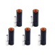 RJX 5pcs Amass LCA60 Male Female DC Plug High Current Single PIN Riveted Crimping Connector