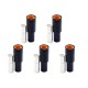 RJX 5pcs Amass LCA60 Male Female DC Plug High Current Single PIN Riveted Crimping Connector