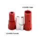 RJX 5pcs Amass LCA50D Male Female DC Plug High Current Single PIN Riveted Crimping Connector
