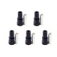 RJX 5pcs Amass LCA50D Male Female DC Plug High Current Single PIN Riveted Crimping Connector
