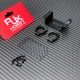 RJX 1pcs QS9L-M Male Plug Fixed Seat Connector Mount Holder Support Base for 20mm 25mm Carbon Tube