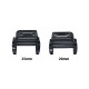 RJX 1pcs QS9L-M Male Plug Fixed Seat Connector Mount Holder Support Base for 20mm 25mm Carbon Tube