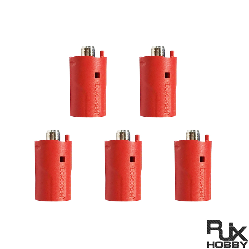 RJX 5pcs Amass LCA60PB Male DC Plug High Current Single PIN Riveted Crimping Connector