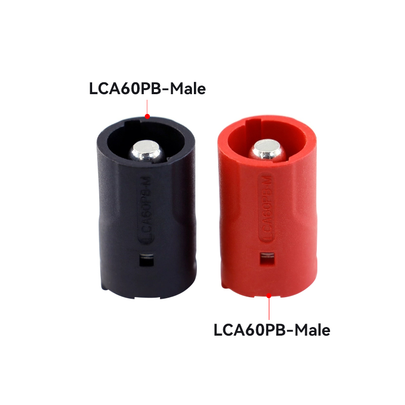 RJX 5pcs Amass LCA60PB Male DC Plug High Current Single PIN Riveted Crimping Connector