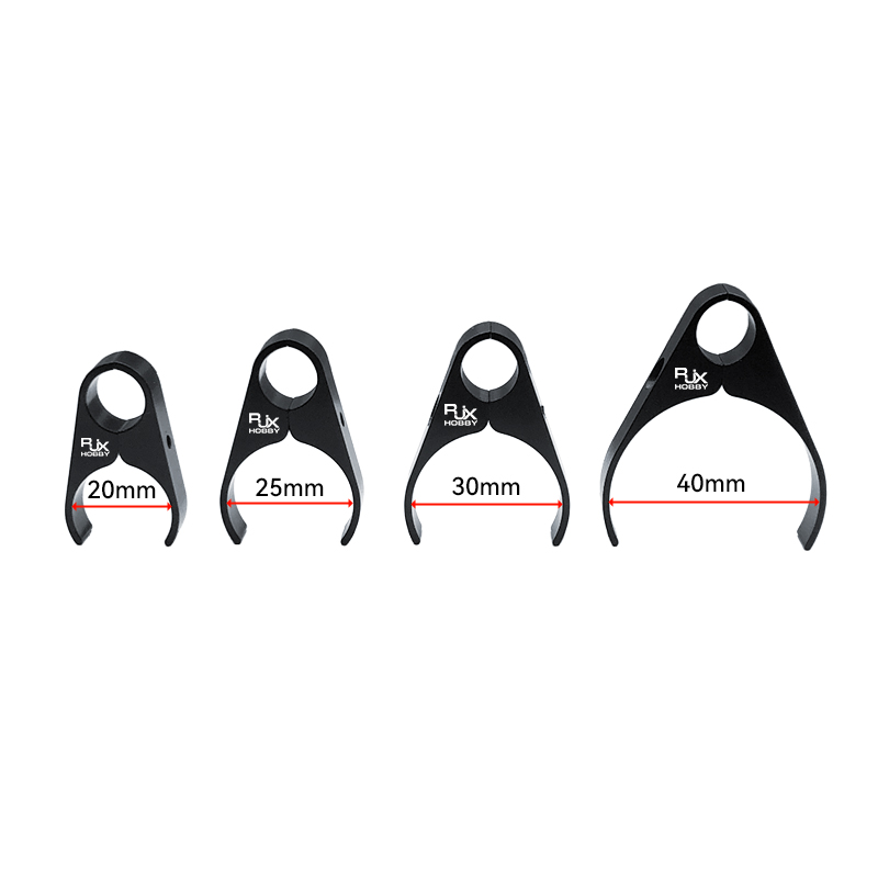 RJX 1pcs Plant Protection Drone Plastic Water Pipe Clamp 20/25/30/40mm Carbon Fiber Tube Fixing Water Pipe Fittings