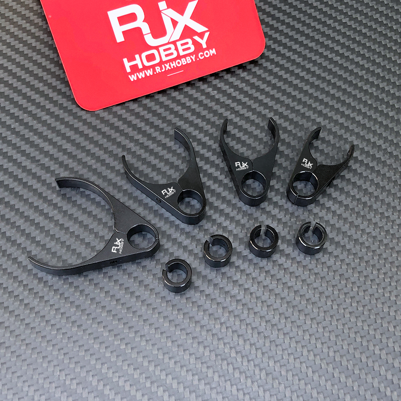 RJX 1pcs Plant Protection Drone Plastic Water Pipe Clamp 20/25/30/40mm Carbon Fiber Tube Fixing Water Pipe Fittings