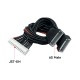 RJX 1pcs JST-EH 12S to 6S Male Connector Charger Lipo Battery Balance Line Wire Charging 