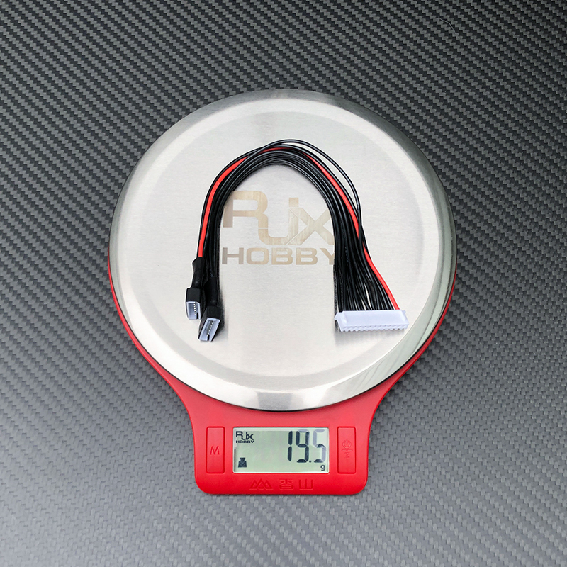 RJX 1pcs JST-EH 12S to 6S Male Connector Charger Lipo Battery Balance Line Wire Charging 