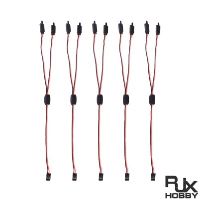 RJX 5pcs Y Shape AMASS Anti-Loosening 60 Cores 30cm Servo Splitter Cable  For JR  / Futaba