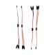 RJX 5pcs Y Shape AMASS Anti-Loosening 60 Cores 30cm Servo Splitter Cable  For JR  / Futaba