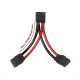 RJX 1pcs XT90H Male Female RC Charger Cable Connector Y Harness For Parallel Battery