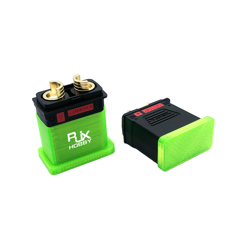 RJX 1Pair QS10P-L Male Female Plug Dustproof Waterproof Cover Anti-short Circuit Protection Cap for RC Electric Vehicle