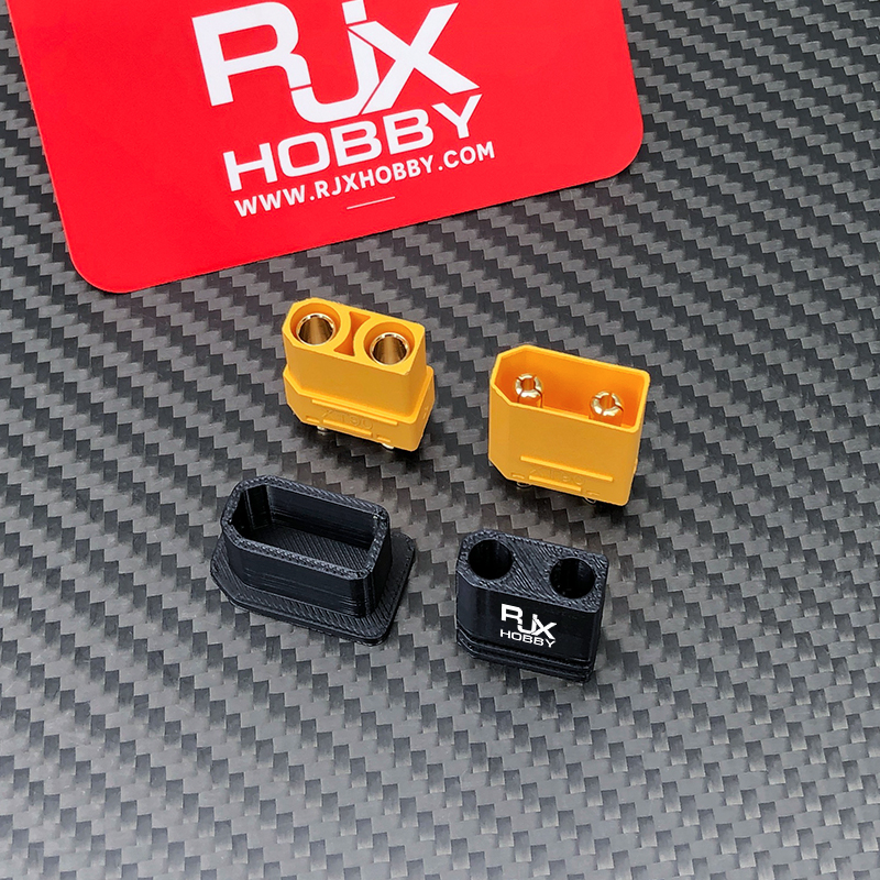 RJX 5Pairs XT90 Male Female Plug Dust Cap Protective Cover Anti-Dirt Cap Protector Shell