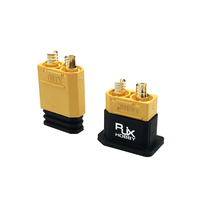 RJX 5Pairs XT90 Male Female Plug Dust Cap Protective Cover Anti-Dirt Cap Protector Shell