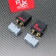 RJXHOBBY 1pair QS10P-L Anti-spark Battery Connector Large Current Male Female Gold Plated Plug for RC UAV Drone
