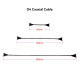 RJXHOBBY 1pcs Compatible DJI O4 / O4 Pro Coaxial Cable