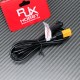RJX 1pcs for DJI Avata Goggles Power Cable XT60 Male Plug to 4530 Connector Adapter Wire RC FPV Drone Video Glasses Parts