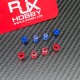 RJX 1Pair Gimbal Thumb Stick Ends M3 M4 Anti-slipping Cap for FrSky JR Futaba Spektrum Radiomaster Part