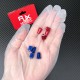 RJX 1Pair Gimbal Thumb Stick Ends M3 M4 Anti-slipping Cap for FrSky JR Futaba Spektrum Radiomaster Part