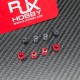 RJX 1Pair Gimbal Thumb Stick Ends M3 M4 Anti-slipping Cap for FrSky JR Futaba Spektrum Radiomaster Part