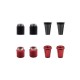 RJX 1Pair Gimbal Thumb Stick Ends M3 M4 Anti-slipping Cap for FrSky JR Futaba Spektrum Radiomaster Part