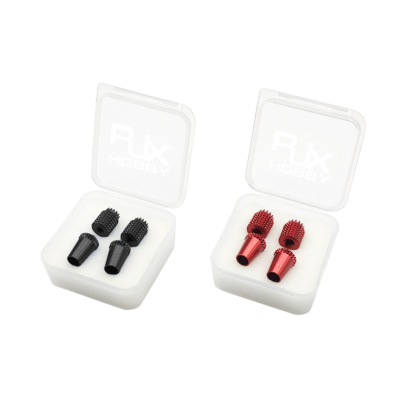 RJX 1Pair Gimbal Thumb Stick Ends M3 M4 Anti-slipping Cap for FrSky JR Futaba Spektrum Radiomaster Part