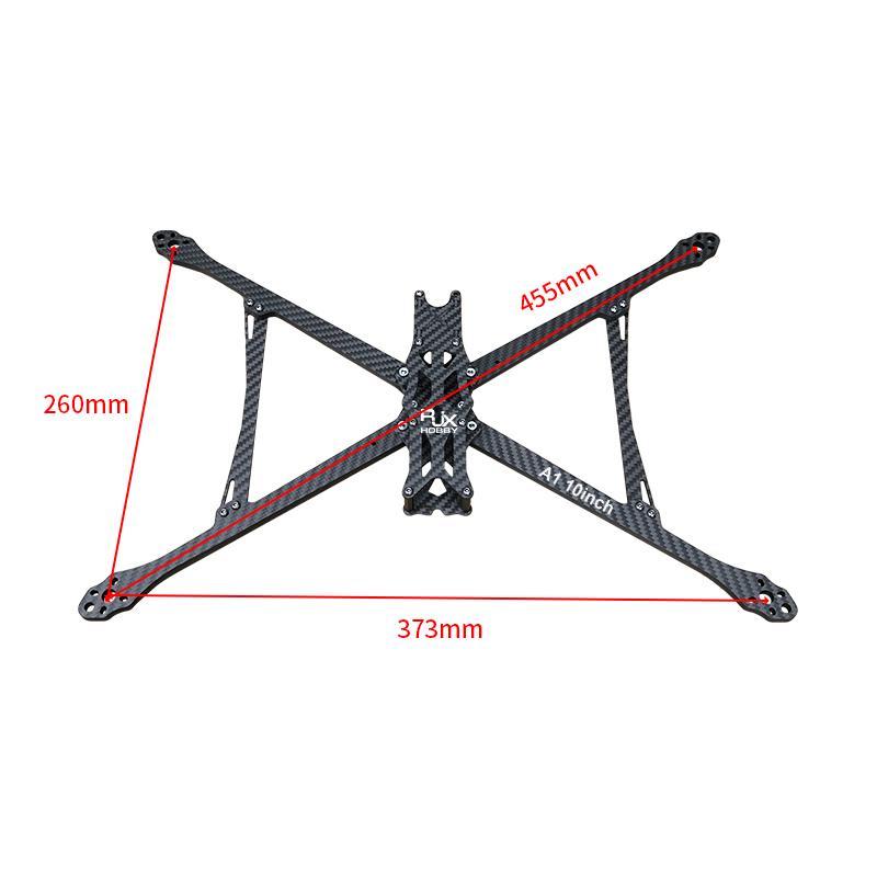 RJX A1 10inch Carbon Fiber Frame Kit For RC FPV Racing Drone