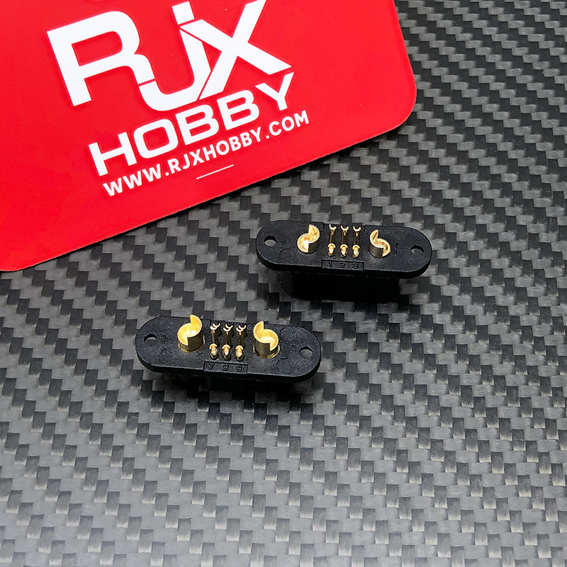 RJX 1Pair 2+9 500V 25A Quick Release Plug Male Female Brushless Motor Servo Connector