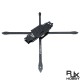 RJX A1 15inch Optical Fiber Carbon Fiber Twill matte Frame Kit for RC FPV Racing Drone