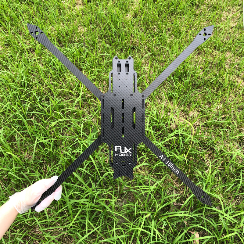 RJX A1 15inch Optical Fiber Carbon Fiber Twill matte Frame Kit for RC FPV Racing Drone