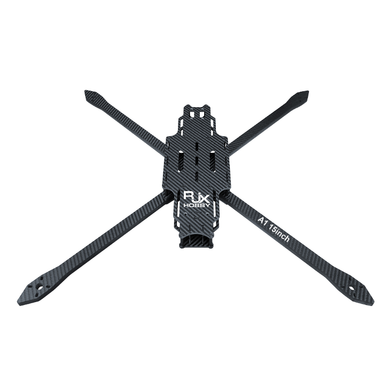 RJX A1 15inch Optical Fiber Carbon Fiber Twill matte Frame Kit for RC FPV Racing Drone