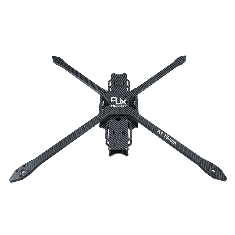 RJX A1 15inch Optical Fiber Carbon Fiber Twill matte Frame Kit for RC FPV Racing Drone