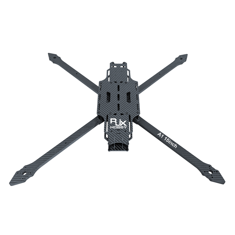 RJX A1 15inch Optical Fiber Carbon Fiber Twill matte Frame Kit for RC FPV Racing Drone