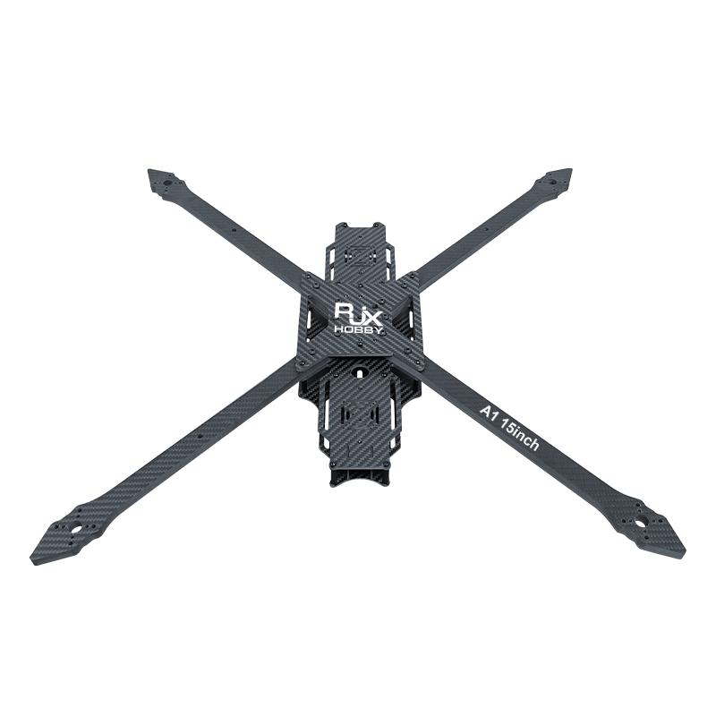 RJX A1 15inch Optical Fiber Carbon Fiber Twill matte Frame Kit for RC FPV Racing Drone