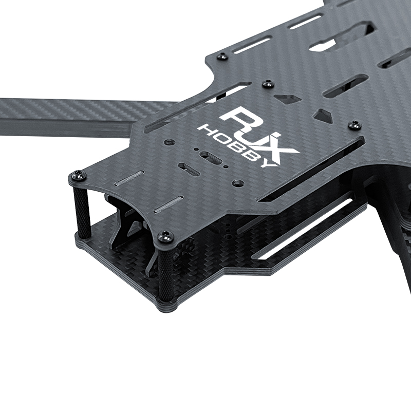 RJX A1 15inch Optical Fiber Carbon Fiber Twill matte Frame Kit for RC FPV Racing Drone