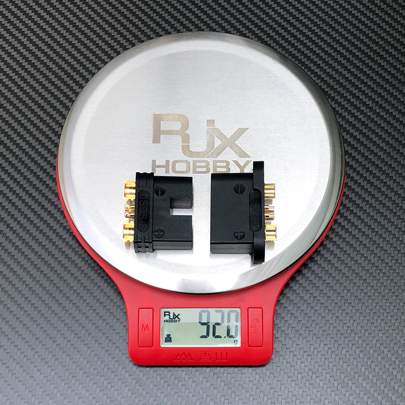 RJX 1pair QS9-S Connector Black High Current Anti spark Connector Male  Female