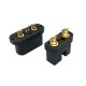 RJX 1pair QS9-S Connector Black High Current Anti spark Connector Male  Female