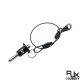 RJX 1pcs Stainless Steel Slot Pins Self-Lock Ball Lock Pins Quick Release Spring Dowel Pin With Button Handle