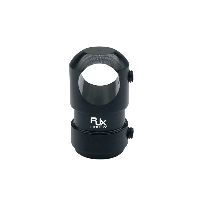 RJX 1pcs Landing Gear Aluminum Alloy Tee Tripod 12 to 12mm Carbon Fiber Tube Connector For Agriculture Drone UAV