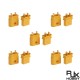 RJX 5Pairs Amass XT30UW-F Female XT30AW-M Male XT30 DC500V 20A Waterproof Gold-plated Connector
