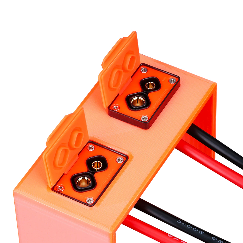 RJX RAS S.T.D6 MFT 6808Onboard Plug Solder-free Lithium Battery Connector 200A Male Female with Dust Cover Gold-plated Plug