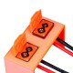 RJX RAS S.T.D6 MFT 6808Onboard Plug Solder-free Lithium Battery Connector 200A Male Female with Dust Cover Gold-plated Plug